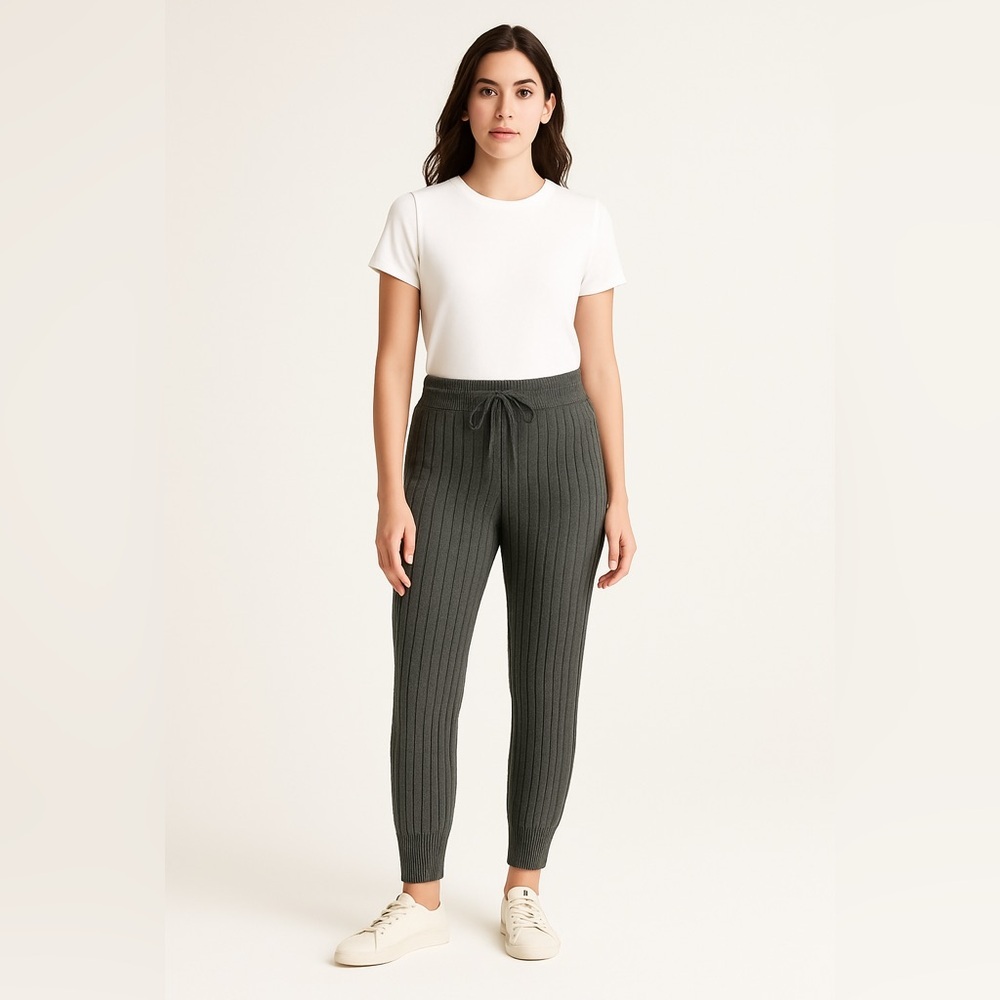 Intimately Free People Ribbed Knit Jogger Pants – Small - Picture 2 of 8